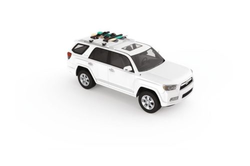 YAKIMA FATCAT EVO 6 SILVER - síléc- és snowboard szállító