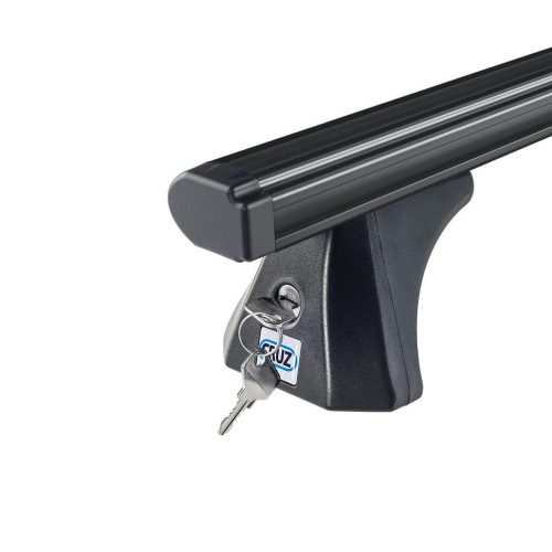 2 db CRUZ Alu Cargo Dark T118 alumínium tetőcsomagtartó rúd