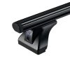 2 db CRUZ Alu Cargo Dark AF148 alumínium tetőcsomagtartó rúd