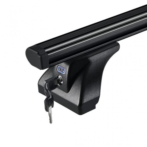 3 db CRUZ Alu Cargo Dark AF128 alumínium tetőcsomagtartó rúd
