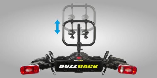 BUZZRACK E-SCORPION LITE 2 elektromos kerékpárhoz vonóhorogra szerelhető kerékpártartó