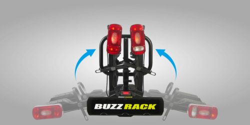 BUZZRACK E-SCORPION LITE 2 elektromos kerékpárhoz vonóhorogra szerelhető kerékpártartó