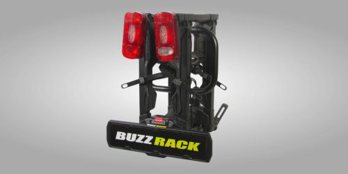 BUZZRACK E-SCORPION LITE 2 elektromos kerékpárhoz vonóhorogra szerelhető kerékpártartó