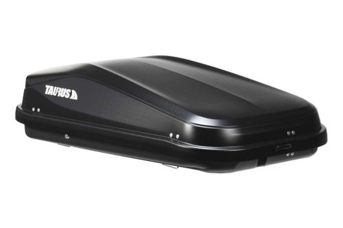 TAURUS Easy tetőbox 320 L, matt fekete, 132 x 78 x 36 cm