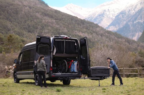 ARAGON TowBox Camper (long model) vonóhorogra szerelhető csomagszállító
